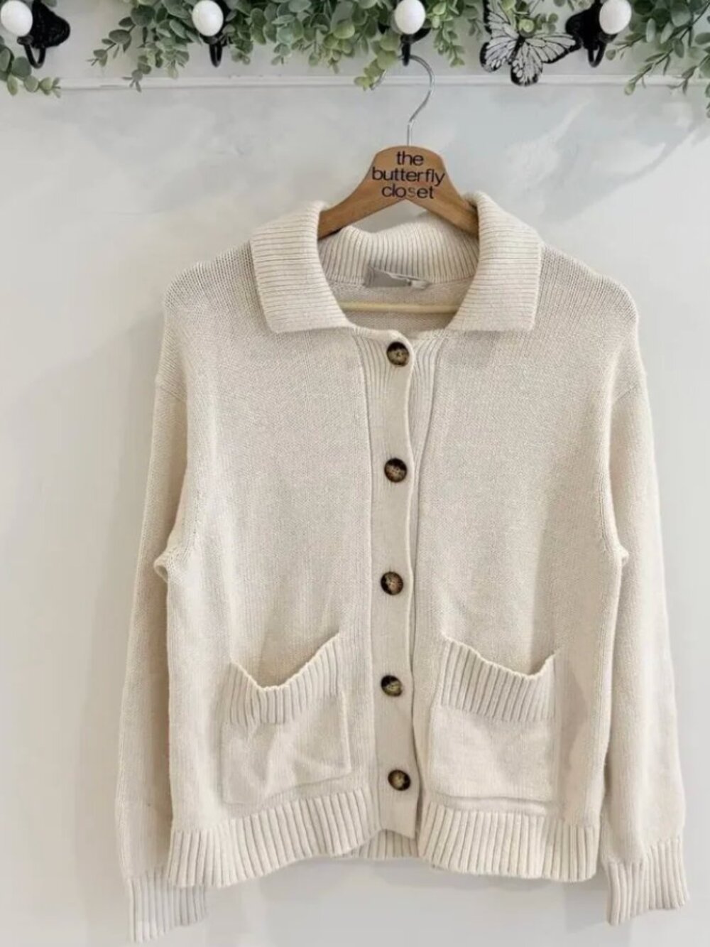 Everlane The Cotton Chore Sweater Jacket   Size Small